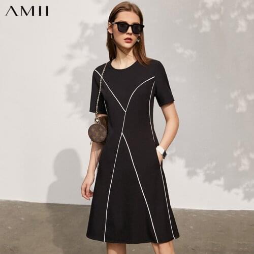 Летние платья мини Amii China At AliExpress