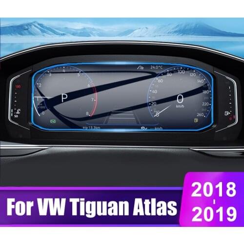 Car Dashboard Monitor Film For Volkswagen VW Tiguan Atlas 2018 2019 2020 Tempered Glass Screen Protector Sticker Accessories
