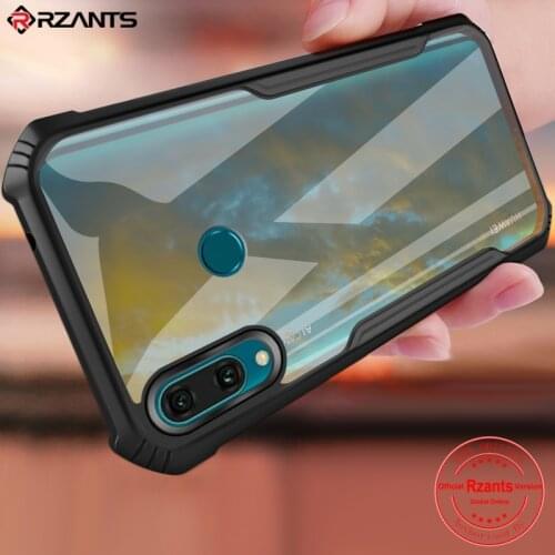 Rzants For Huawei Y9 2019 Case Hard [Blade] Shockproof Slim Crystal Clear Cover funda Casing