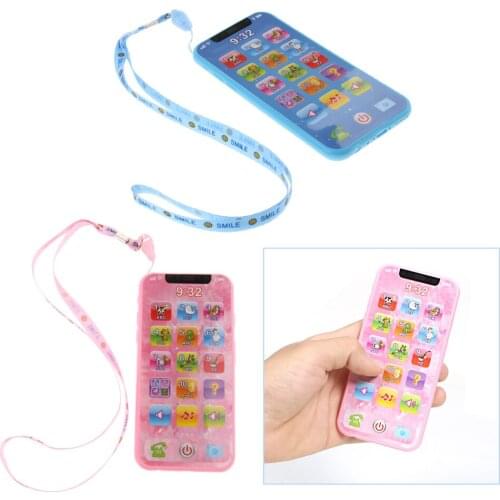 Baby Mobile Phone Toy With Light Music Early Educational Learning Machine Electronic Toy for Baby 6-24Month