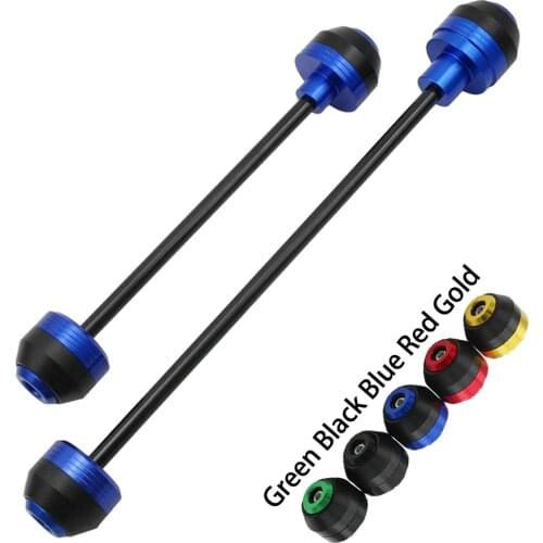 For TRIUMPH DAYTONA 675 2006 2007 2008 2009 2010 Front Rear Wheel Slider Fork Axle Crash Protector Swing Arm Pad Guard Aluminum