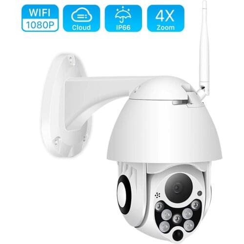 1080P 2MP Wireless IP Camera Wifi Speed Dome PTZ Outdoor IP66 Onvif Two Way Audio IR CCTV Security Surveillance Camara exterior