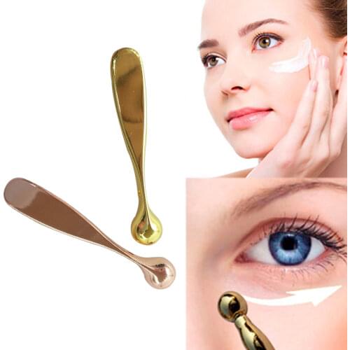 Anti Wrinkle Eye Cream Applicator Mixing Spatulas Preminum Metal Face Mask Spoon Sticks Eye Cream Massage Sticks Beauty Scoop