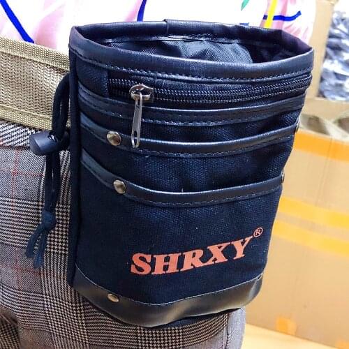 SHRXY Drawstring Diggers Pouch and Trowel Combo Recycling Bag Pick Up Small Pockets for Metal Detecting