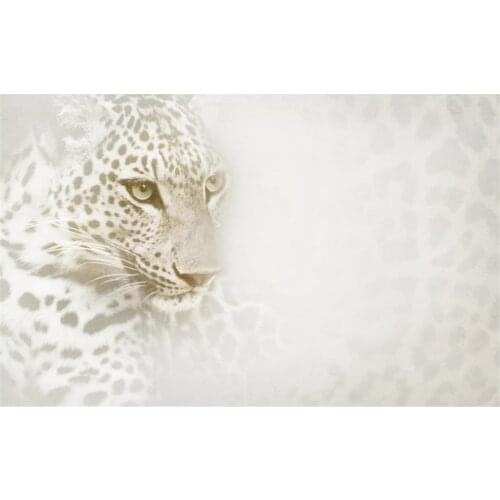 Custom Any Size Mural Wallpaper Forest king leopard leopard living room TV background wall 3D Wallpaper