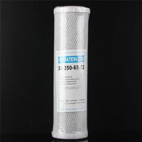 New Arrival Replacement Activated Carbon Water 10 inch Filter Whole House RO CTO 5 Micron