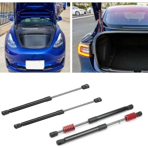 Front Engine Hood Rear Trunk Tailgate Boot Gas Struts Spring Shock Lift Support For Tesla Model 3 2017 - 2020 Car Styling