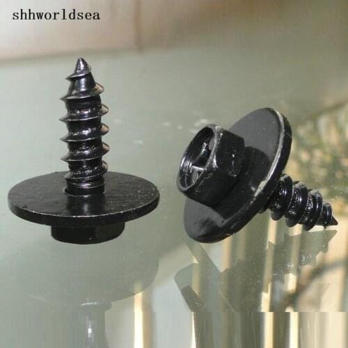 Shhworldsea auto clip fastener screw for toyota Iron non-self-tapping screws