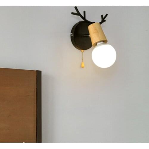 Nordic Minimalism Gold Led Bedside Wall Lamps Concise Glass Ball Study Mirror Bathroom Light Fixtures Free Shipping