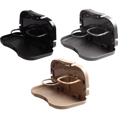Folding Car Back Seat Tray Cup Bottle Holder Organizer, Multifunctional Universal, Easy to Install