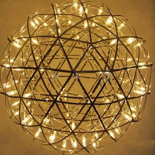 Stars Sparkle LED Pendant Lights Stainless Steel Body Living Room Bedroom Dining Room Hanging Lamps Industrial Style