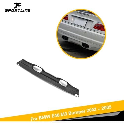 Carbon Fiber Rear Bumper Lip Diffuser for BMW E46 M3 Bumper 2002 - 2005