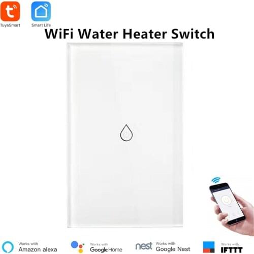 Alexa Compatible Smart WiFi Boiler Water Heater Switch APP Remote Control Your Heater Anywhere Outdoor Support Tuya Smart