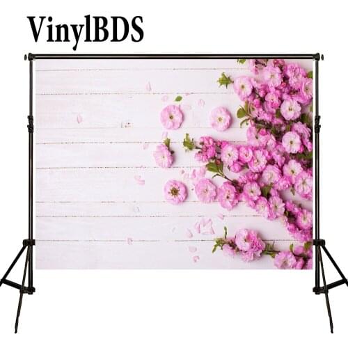 VinylBDS Wall Backdrop Romantic Wedding Photography Backdrops Spring Photography Backdrops Seamless Photo For Studio Custom