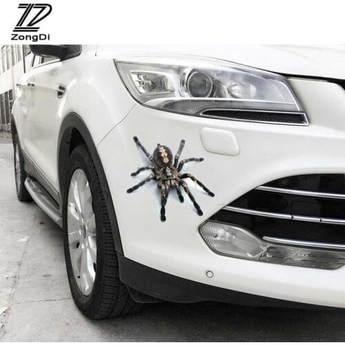 ZD 3D Cool Car Styling Animal Stickers Waterproof For Renault Megane 2 3 Duster VW Touran Passat B6 Golf 7 T5 T4 Accessories