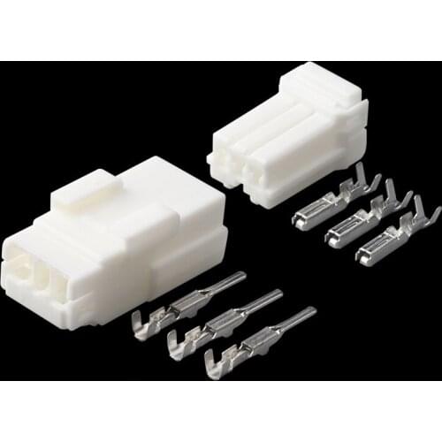 100 Sets 3 Pin DJ7033Y-1.8-11/21 Electrical Auto Female Male Connector Car Reading Light Harness Cable Socket 174928-2 174921-1