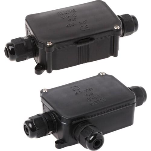 2/3Way IP66 Outdoor Waterproof Cable Connector Junction Box With Terminal 450V -v