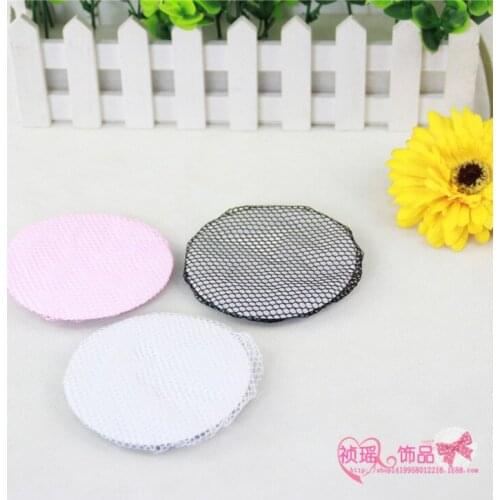 300pcs/lot DIY Hairdressing Decoration Ballet Woman Girl Hair Net Bun Cover Snood BLACK WHITE PINK for Dance Skating Hot Sell