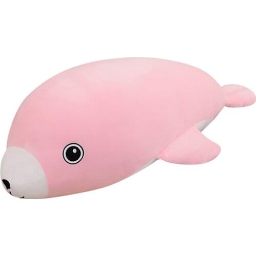 40-120CM kawaii soft seal plush cushion stuffed animals long nap pillow creative gifts for kids and students