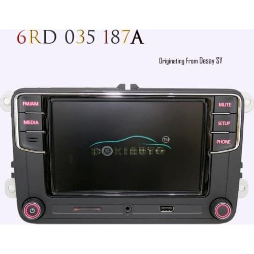 RCD330G/Plus RCD510 RCN210 RCD340G Car 6.5" MIB Radio For VW Golf 5 6 Jetta MK5 MK6 CC Tiguan Passat CC Polo 6RD035187A