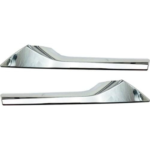 For Toyota Corolla Cross 2020 2021 Chrome Upper Front Center Grille Grill Moulding Strips Cover Trim Car Styling