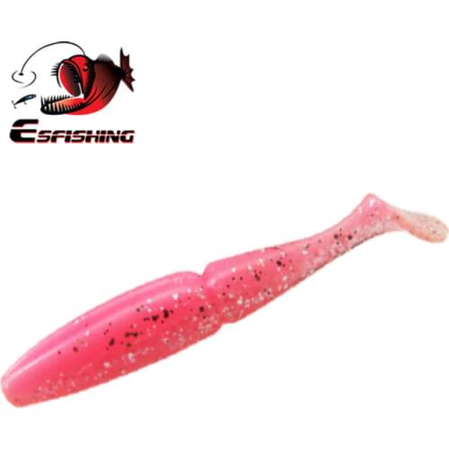 ESFISHING Fishing Lures 70mm 6pcs Soft Plastic Easy Shiner Shad Trout Lure Fishing Accessories Best Lures