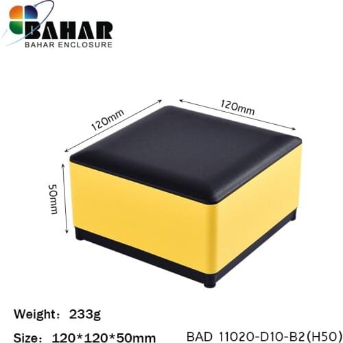 Bahar enclosure BAD11020-H50 aluminum case. Electronic equipment instrument box. Metal case.DIY junction box 120x120x50mm