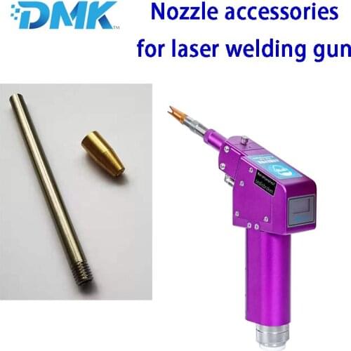 Laser Welding Nozzles Fixed Shaft Wire Feeding Copper Port Qilin V8 Welding Gun Accessories