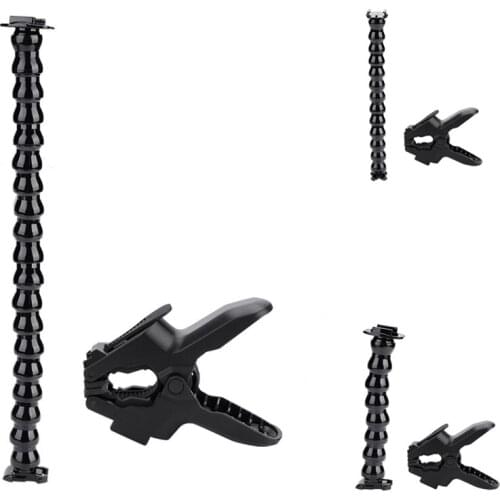 Multi-Function Action Camera Flexible Clamp Arm Bracket Holder Mount Adapter for GoPro Hero 9/8/7/6/5,Clamp