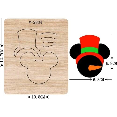 New wooden dies cutting dies for scrapbooking Multiple sizes V-2834