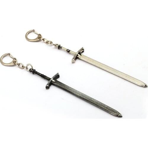 New Keychain House Stark Winter Is Coming Key Chain Ring Metal Artorias Sword chaveiro llavero jewelry For Men