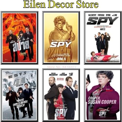Spy Movie Poster Vintage Retro Poster Decal Decorative Painting Wall Picture Painting Posters & Prints 42X30cm