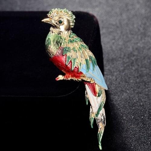 Colorful Enamel Birds brooches jewelry for men Pins Brooch Bouquet Dress Hats Collar Brooch Pins Animal Scarf Buckles joias