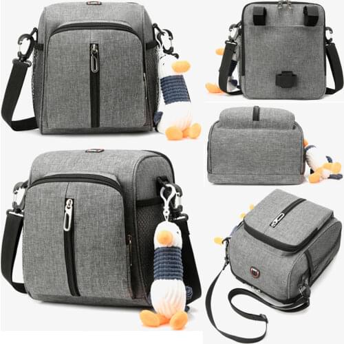 Diaper bag Portable mummy bag childrens car hanging bag handbag leisure small square bag shoulder bag elegant womens bag
