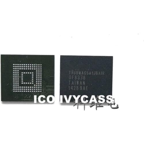 THGBMAG5A1JBAIR eMMC BGA153 For LCD TV NAND Flash Memory IC Chip 4GB Soldered Ball