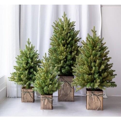 Christmas Tree Decorations Luxury Household Desk Decoration Simulation PE Mixed Encryption Christmas Tree