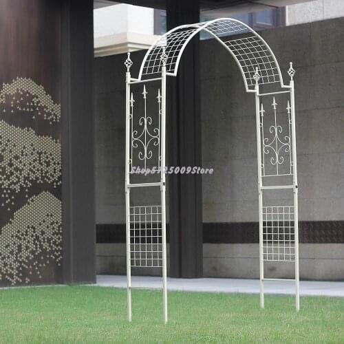 Foreign trade export to Japan new style iron arch flower stand plant climbing vine flower stand garden decoration rose stand
