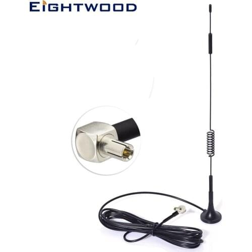 Eightwood 4G LTE 7dBi TS9 Male Antenna Omni Directional Aerial Magnetic Base for Wifi Router Mobile Broadband Signal Booster