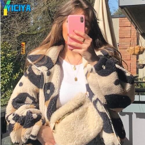 YICIYA Artificial Fur Coats