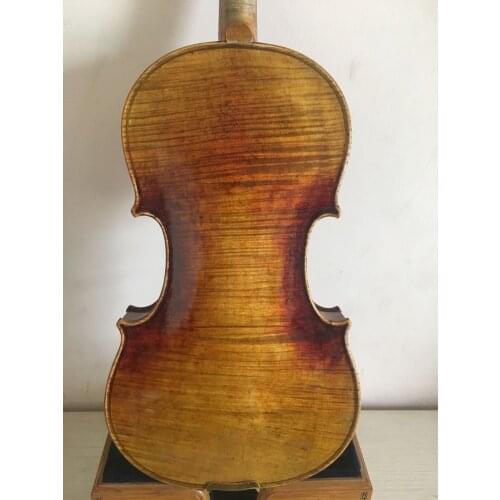 Master 4/4 Violin Amati model antique old style nice tone one piece back