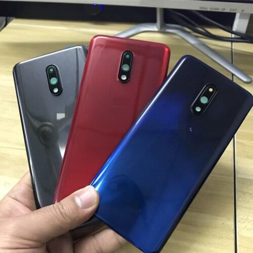 Oneplus7 Glass Rear Housing Cover For Oneplus 7 One Plus Back Door Repair Battery Case + Camera Glass Sticker Glue