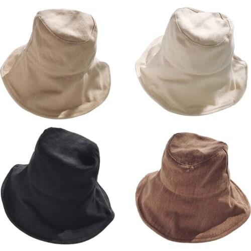 Summer Anti-UV Sun Womens Fisherman Sun Hat Janpanese Style Cute Fashion Individuality for Beach Outdoor Cycling