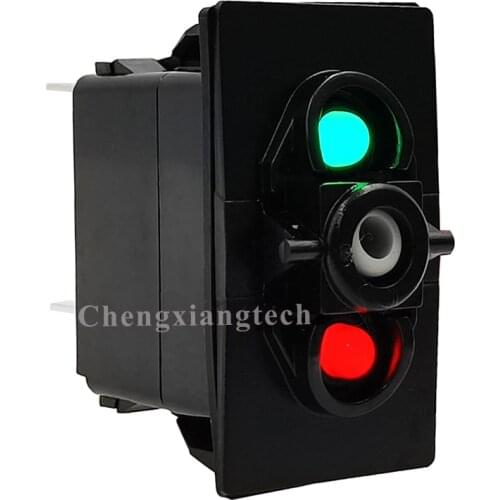 12V/20A 24V/10A 5 Pins On Off SPST Up Green & Down Red Led Light Switch Base for Carling Arb Narva Car Boat Marine Rocker Switch