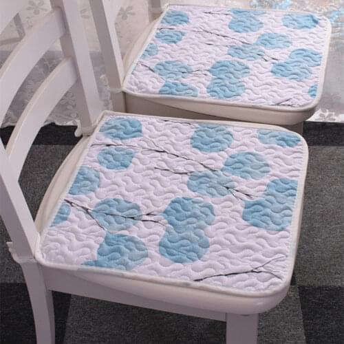 2 Pcs/set Cheap Cushion Easy To Fold & Carry Square Cotton Chair Cushion Super Soft Seat Pat For Office Dinning Home 40x40 Cm