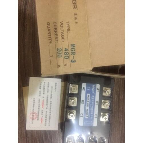 380V Three - phase solid state relay DC control AC 200A MGSSR MGR-3 032 48200Z mager