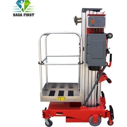 6~24m Hydraulic Vertical Electric Aluminum Lift Man Work Aerial Platform