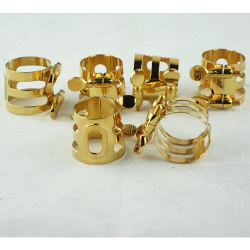 6PCS Sax Ligature Perfect Beautiful Alto Saxophone Ligature