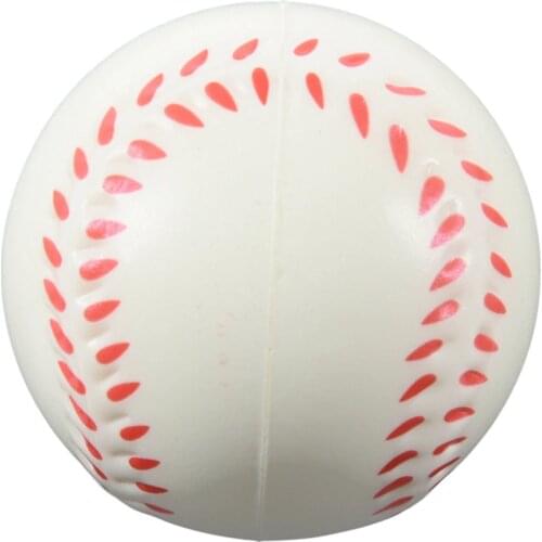 White Baseball Stress Ball