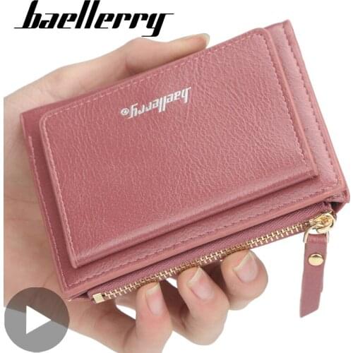 Ladies Small for Female Women Wallet Purse Girls with Zipper Card Coin Holder Money Bag Partmone Coughs 2020 Red Walet Portofele