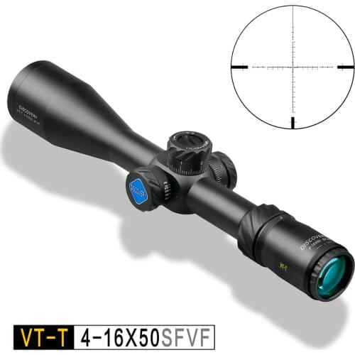 DISCOVERY Riflescope VT-T 4-16X50 SFVF First Focal Plane Rifle Scope With Special Phone Mount For Hunting Videos